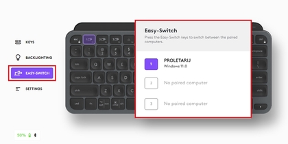 Multitasking met Easy-Switch