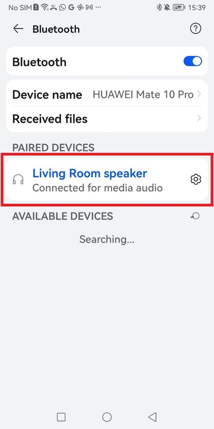 Nest Audio verbinden via Bluetooth