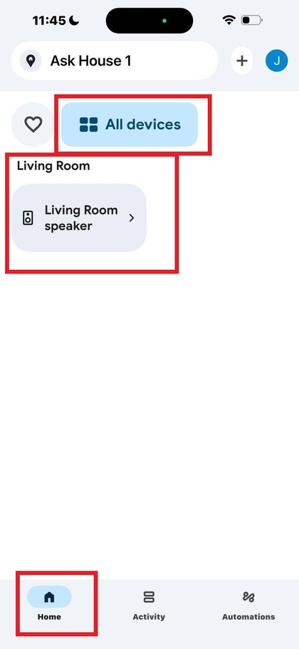 De installatie van Google Nest Audio voltooien