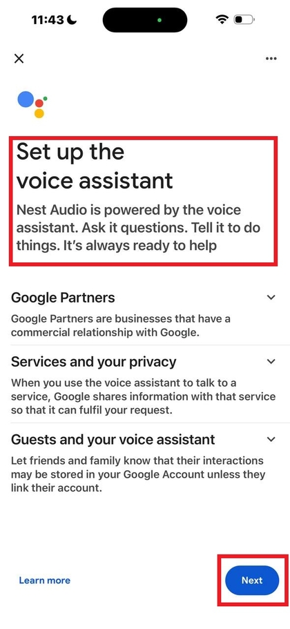 Google Assistant-functies instellen