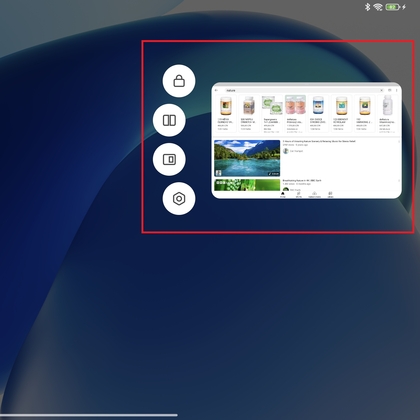 YouTube-app-pictogram vasthouden voor opties op Xiaomi Pad 6