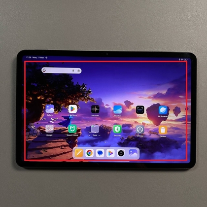 Xiaomi Pad 6 met nieuwe achtergrond toegepast