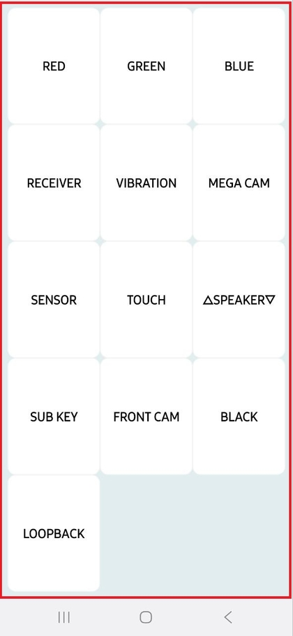 Hardwarefuncties testen op Samsung Galaxy A56