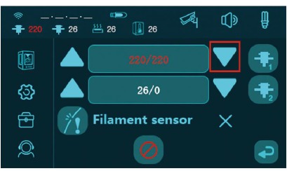 Filament laden - Stap 4