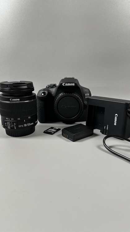Canon EOS 2000D uitpakken