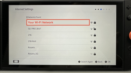 Wi-Fi-verbindingsscherm