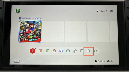 Nintendo Switch 2 instellingenmenu
