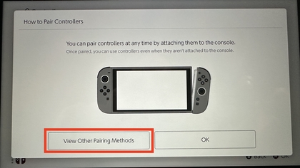 Koppelingsmethoden voor JoyCon