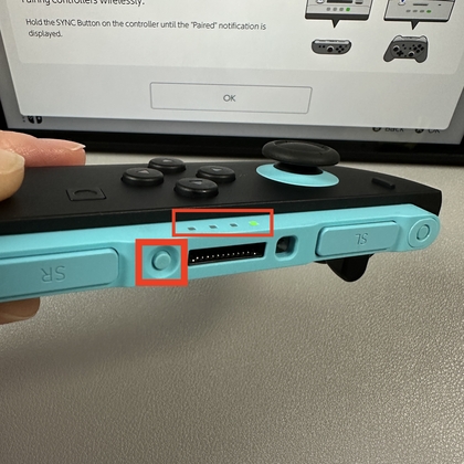 Draadloos koppelen van JoyCons