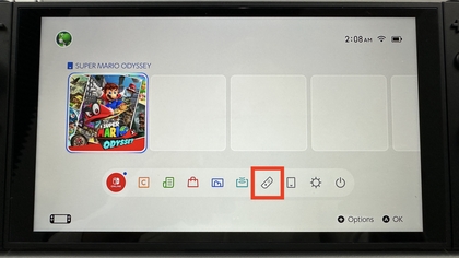 Pictogram van het menu Controllers op Nintendo Switch 2
