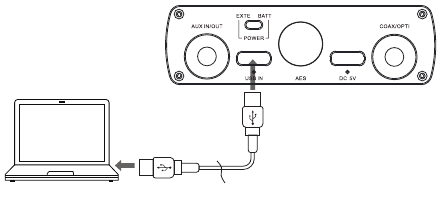 Verbinding maken met het audioapparaat - Stap 1