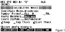 Formulier Rekenmachinemodi
