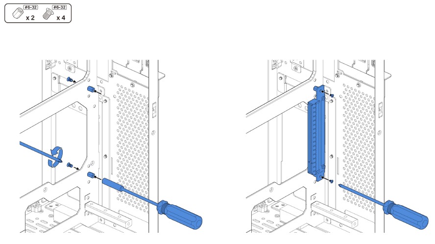 PCIe-verlengkabel installeren