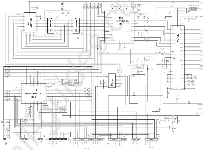 Decoder PCB Schematisch - Deel 1