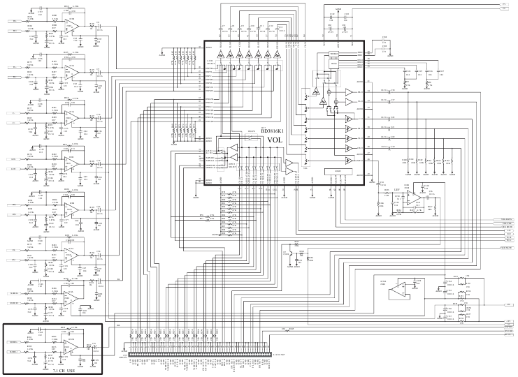Decoder PCB Schematisch - Deel 2