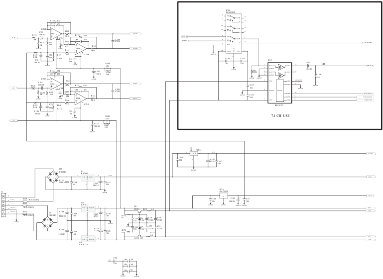 Decoder PCB Schematisch - Deel 3