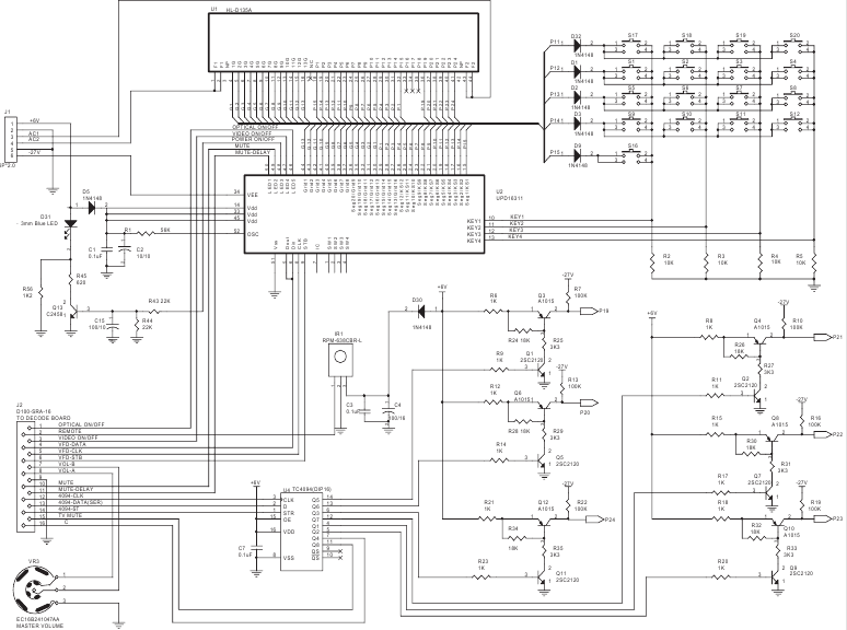 PCB-schema display board