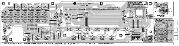 Display/Volume/AV3 PCB Layout