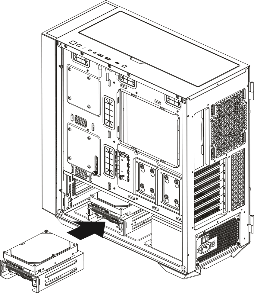 3.5 HDD-installatie