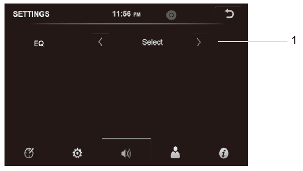 AUDIO-INSTELLINGEN - Menu 3 - Stap 1