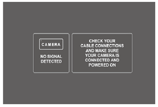 CAMERA/AUX/AV-MENU - Stap 1
