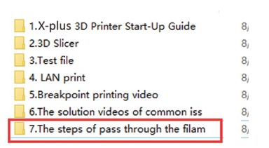 Filament installatie - Stap 12