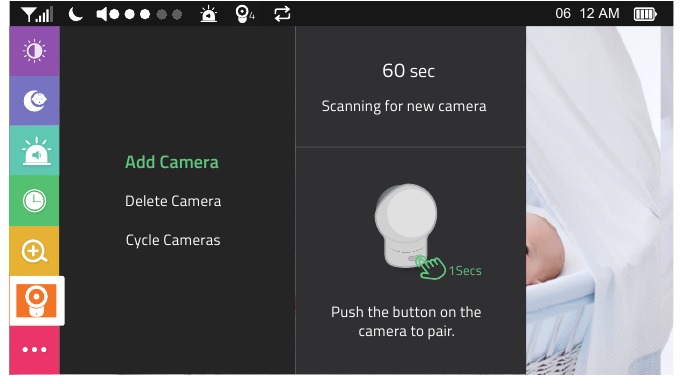 Een nieuwe camera toevoegen aan de monitor