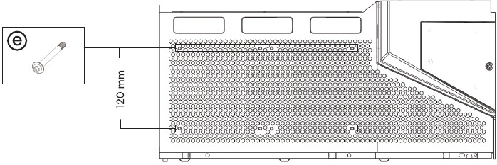 PSU-afdekking ventilatorinstallatie
