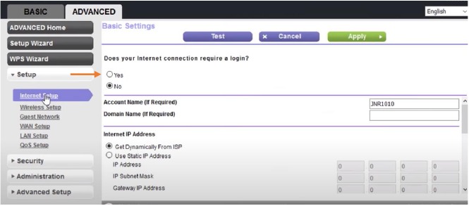 Inloggen op de wifi-configuratiepagina - Deel 3