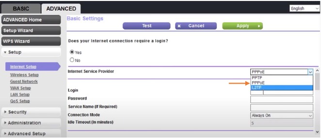Inloggen op de wifi-configuratiepagina - Deel 4