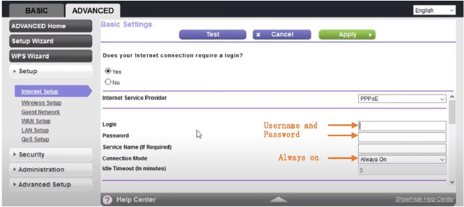 Inloggen op de wifi-configuratiepagina - Deel 5