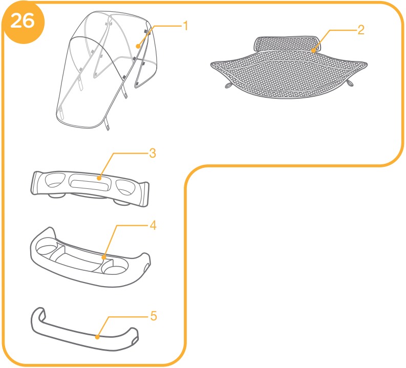 Bediening - De accessoires gebruiken
