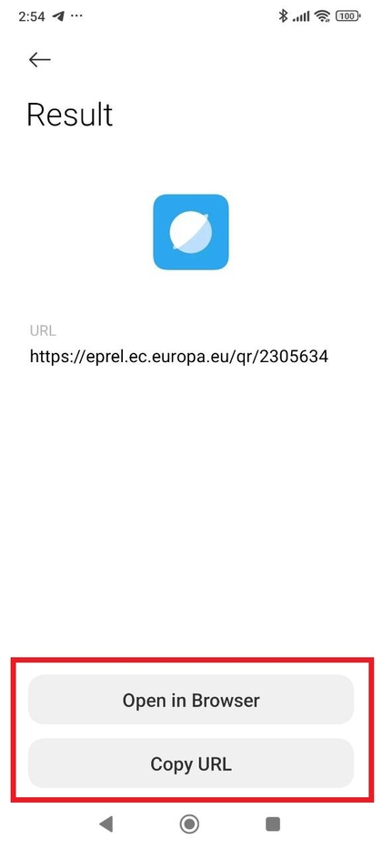 Gescande QR-code resultaten beheren