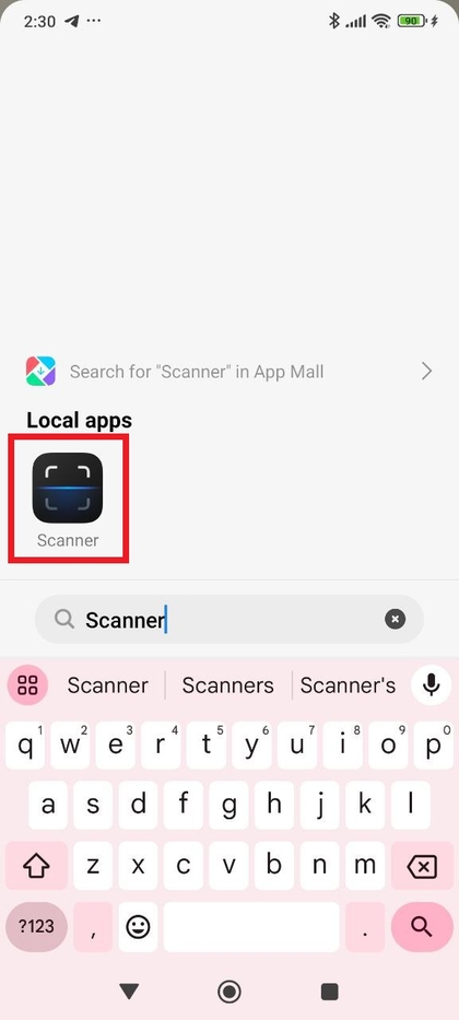Redmi Note 14 Pro met ingebouwde scanner-app