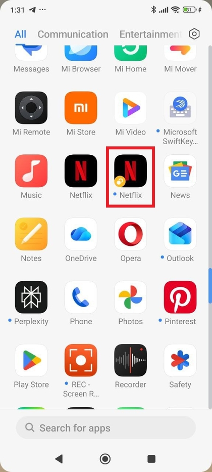 Locatie van gekloonde app op Xiaomi Redmi Note 14 Pro