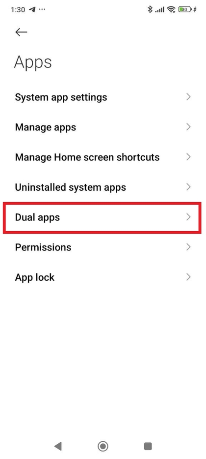 Dubbele apps optie selecteren op Xiaomi Redmi Note 14 Pro