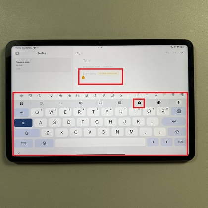 Xiaomi Pad 6 toetsenbordinstellingenpictogram