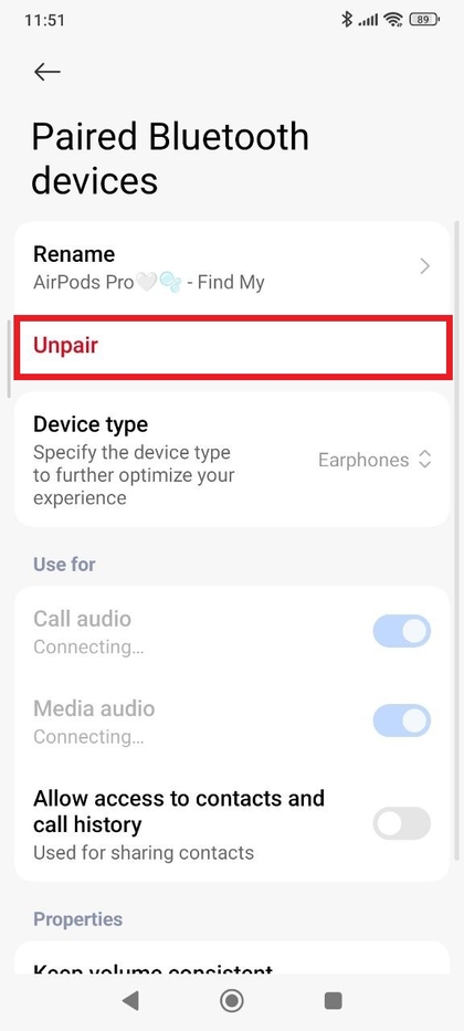 Reset Bluetooth-apparaten zoals hoofdtelefoons of luidsprekers