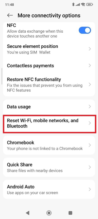 Bluetooth-instellingen resetten op Xiaomi Redmi Note 14 Pro