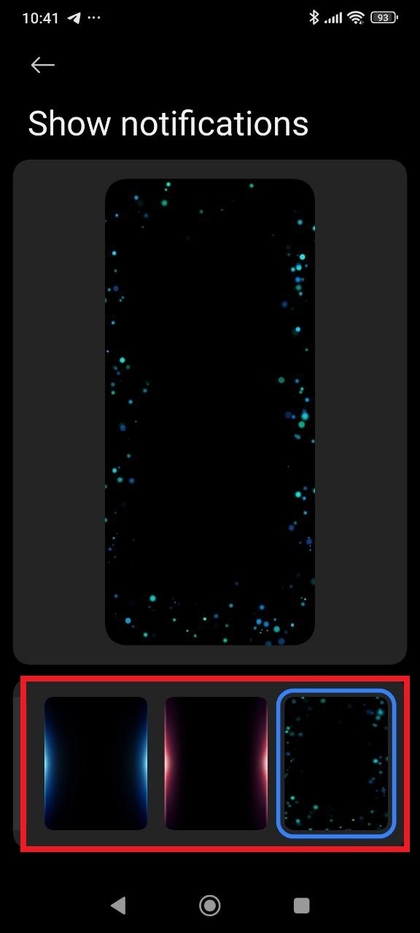 Een meldingseffect selecteren op Xiaomi Redmi Note 14 Pro