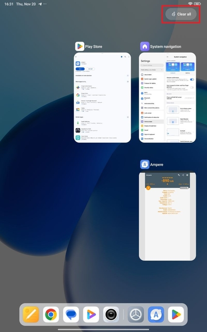 Optie Alles wissen op Xiaomi Redmi Pad Pro