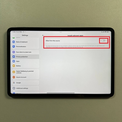 Machtigingen ingetrokken voor app-installatie