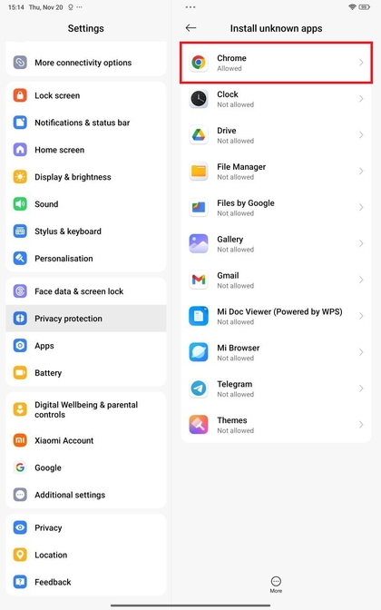 Chrome mag apps installeren