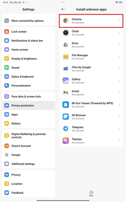 Chrome mag geen apps installeren