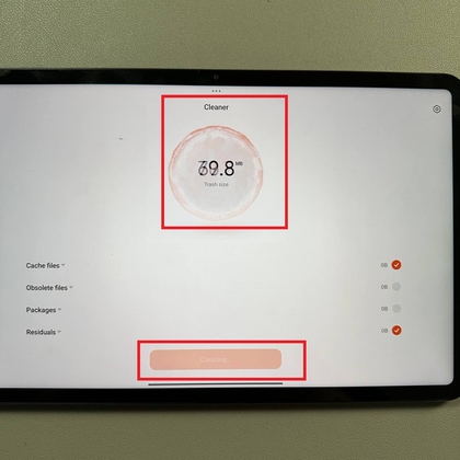 Selectie Ruimte vrijmaken op Xiaomi Pad 6