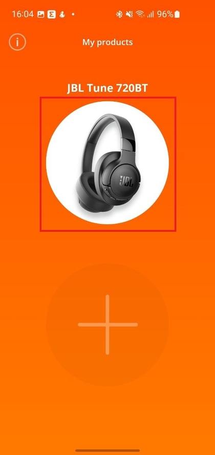 JBL-hoofdtelefoon uit de app verwijderen door naar het prullenbakpictogram te slepen