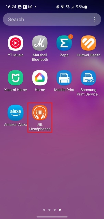 JBL Headphones-app-pictogram op smartphonescherm