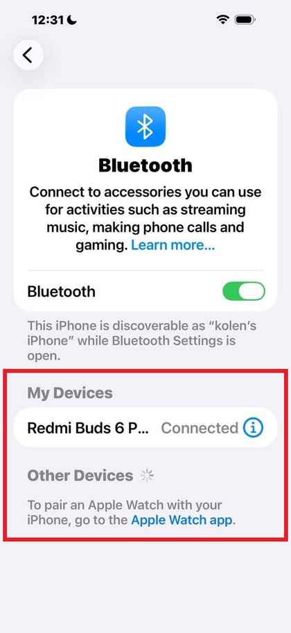 Redmi Buds 6 Play koppelen met iPhone