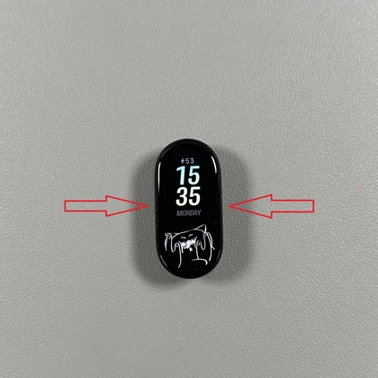 Xiaomi Smart Band 10 na het wijzigen van de wijzerplaat