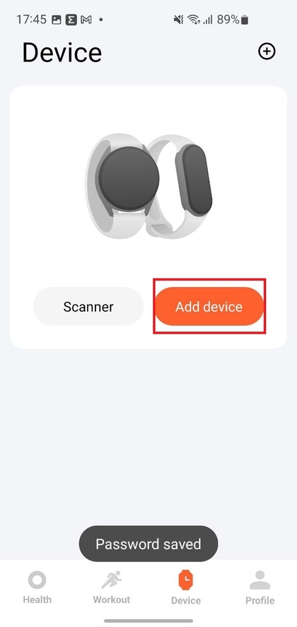 Apparaat toevoegen aan Mi Fitness